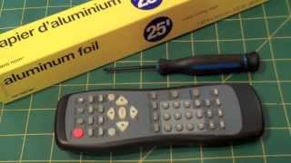 Quick Hack Boost Range of TV Remote [upl. by Airehc]