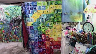 Sunday Livestream at OT2Q Sept 15 24 Our fantasy undersea quilt is coming along Colorwash too [upl. by Puttergill]