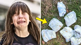 Girl Ditches Used Diapers Behind School Every Day  Parents Burst Into Tears When Realizing Why [upl. by Niamreg]