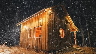 Snow Arrives At The Cabin While I Was Preparing For Winter  ASMR [upl. by Ainavi146]