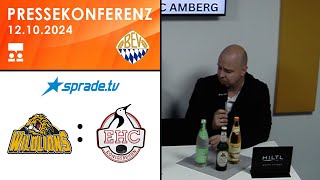 12102024  Pressekonferenz  ERSC Amberg vs EHC Königsbrunn [upl. by Stetson]