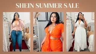 Curvy Girly Shein Haul Size 12 Try On  Affordable Stylish Finds  Summer Lovin Summer Savin [upl. by Ynaitirb]