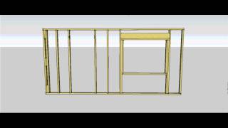 Wall Frame Components and Construction Sequence [upl. by Caine]