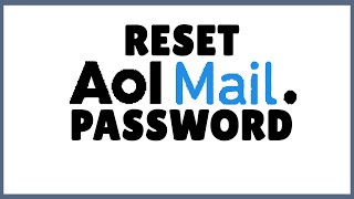 Recover AOL Mail Account How to Reset AOL Mail Password 2021 [upl. by Einalem]