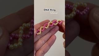 dna ring tutorial beadedjewelry tutorial diy preppy [upl. by Ehgit]