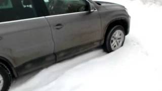 Volkswagen Tiguan in snow [upl. by Chatterjee]