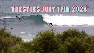 Surfing Upper  Middle Trestles July 17th [upl. by Aracahs]