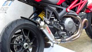 DUCATI MONSTER 1100 EVO SCARICO SILENZIATORE GPR POWERCONE RACING CON DBKILLER [upl. by Goldenberg]