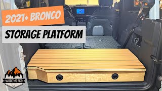 Ford Bronco Custom Storage Platform 2 door [upl. by Lester]