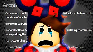 roblox banned me 😭💀 [upl. by Inilahs]