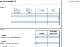 ACC202 Project Variance Analysis [upl. by Orestes472]