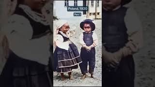 Polish Children posing in front of camera Poland 1920 [upl. by Clotilda]