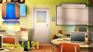 Level 121  100 Doors Escape from School  Walkthrough [upl. by Comfort]