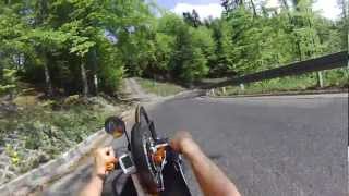 Handbike Mountain Training Wisla Poland [upl. by Aisyram749]