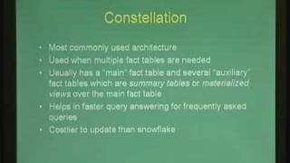 Lecture  31 Introduction to Data Warehousing nad OLAP [upl. by Wolram732]