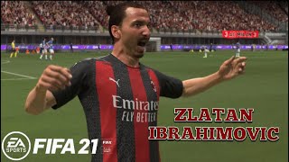 Zlatan IBRAHIMOVIĆ FIFA 21  Milan [upl. by Naujal]