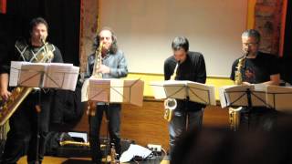 True Voices Sax Quartet  Performing 21st Century Schizoid Man [upl. by Novahs]