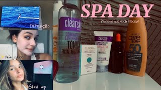 SPA DAY COMPLETO o glow up que você precisa para 2024💆‍♀️ [upl. by Stormy728]