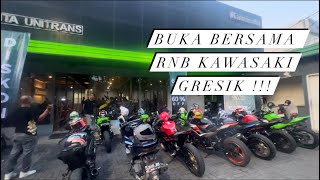 292 — BUKA BERSAMA BARENG KAWASAKI GRESIK DAN RNB GRESIK   Motovlog Indonesia [upl. by Weisbart]