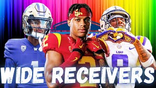 Top 15 WIDE RECEIVERS in the 2024 NFL Draft Post Combine [upl. by Gurl]