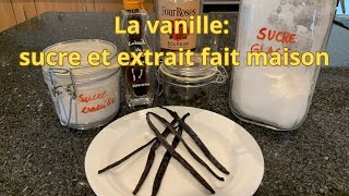 La vanille sucre et extrait fait maison [upl. by Oicafinob]