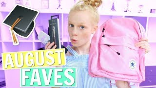 AUGUST FAVES 🎒🎓 back to school ❤ Mias Life ❤ [upl. by Missie]