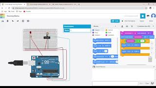 Photoresistor in Tinkercad [upl. by Enelec845]