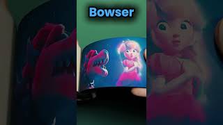 Bowser singing peaches flipbook version supermario mario voice shortvideo labubu [upl. by Oemac]