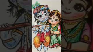 Metha ras sa bhariyo ra radhakrishnaart radhakrishna cute art shorts [upl. by Akela567]