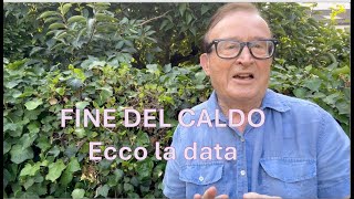 Caldo con i giorni contati Ecco la data della fine [upl. by Lutero]