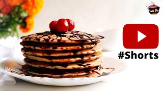 1 Minute Recipe For Eggless Pancakes From Scratch  shorts by Cook On [upl. by Jarlen]