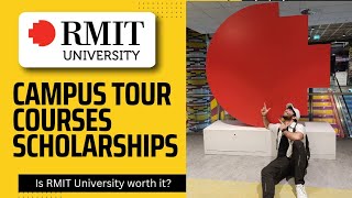 RMIT University Vlog  RMIT Campus Tour  Fees amp Scholarships  Indians In Australia [upl. by Rimaa]