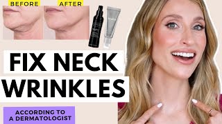 How to Fix Neck Lines amp Wrinkles According to a Dermatologist  Dr Sam Ellis [upl. by Aramenta]