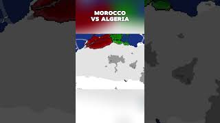 Morocco vs Algeria countryballs mapping battleroyale algeria morocco [upl. by Enneirdna342]