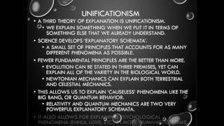 Explanation in Science Causation Unification and Pluralism 2 of 2 [upl. by Moseley]