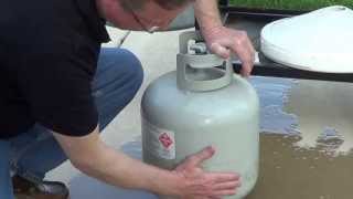 How Much Propane in Tank  Easy Test to Check Propane Level [upl. by Merrell]