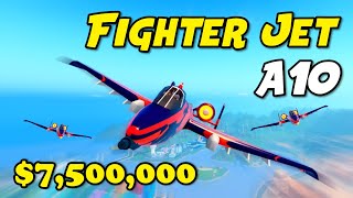 75 Million Mad City A10 FIGHTER JET is HERE Worth it LIMITED Cars Back Roblox Mad City [upl. by Etnom]