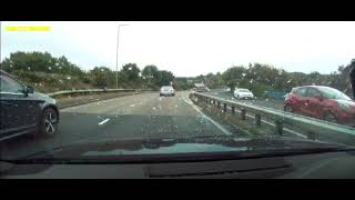 Blatant red runner Holywood co downDash cam Drivers Northern Ireland [upl. by Ertnod]