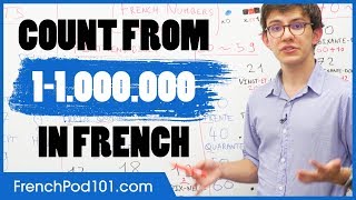 French Numbers  Counting from 1 to 1 Million [upl. by Leslee]