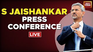 EAM S Jaishankar LIVE Press Conference  S Jaishankar Talks To Media LIVE  SCO Meet 2023 [upl. by Etteyniv]