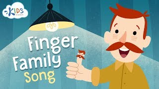 Finger Family Song  Children Song with Lyrics  Nursery Rhymes  Kids Academy [upl. by Burley366]