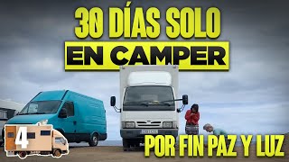 Por fin Paz y Luz  Día 4 de 30 viviendo solo en un camión camperizado Día a día de Viajando Simple [upl. by Scibert]