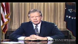 CBS News archives Carters famous quotmalaise speechquot [upl. by Hgielar]