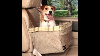 How to Install the Happy Ride Quilted Dog Safety Booster Seat [upl. by Tyika330]