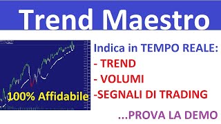 TrendMaestro Live Trading Operativo  Segnali di trading entry amp exit SENZA fare analisi tecnica [upl. by Sudnor]