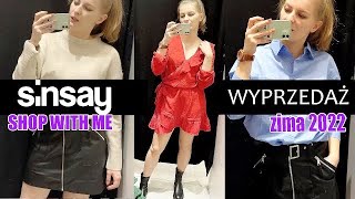 SINSAY WYPRZEDAŻ ZIMA 2022 MIERZYMY NA ŻYWO  SHOP WITH ME ShoeLove [upl. by Lattonia453]