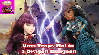 Uma Traps Mal in a Dragon Dungeon  Part 41  Descendants in Avalor Disney [upl. by Rehpotirhc179]