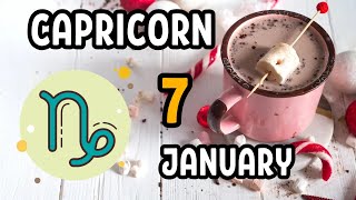 Capricorn ♑ 😵 𝗬𝗼𝘂 𝗪𝗶𝗹𝗹 𝗕𝗲 𝗦𝘂𝗿𝗽𝗿𝗶𝘀𝗲𝗱 👀 Horoscope For Today January 7 2024 🎄 Tarot [upl. by Heimlich]