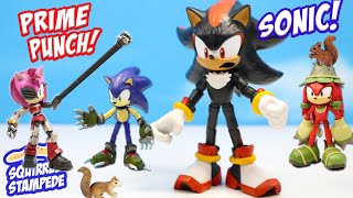 Sonic Prime Action Figures Wave 2 are Boscage Amazing amp with Shadow too Review [upl. by Malone]