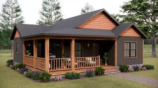 32x32 10x10m Cozy Cottage House  Embracing Simple and Complete Living  Small House Design [upl. by Irme]